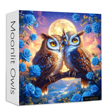 Owls de luna rompecabezas Puzzle 1000 piezas